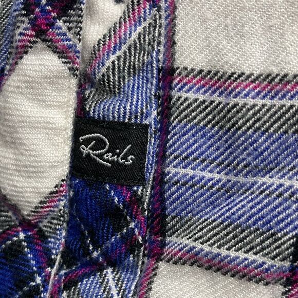 RAILS M Plaid Flannel Button Down Shirt - Picture 6 of 10